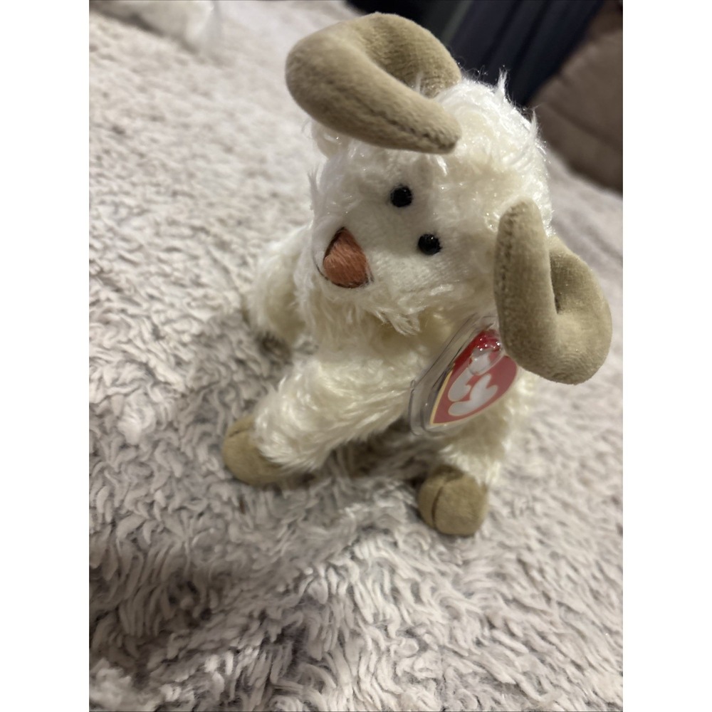 Ty Beanie Baby Fleece Lamb Kids OS‎ Cream New Plush Stuffed Animal 1996 Vintage